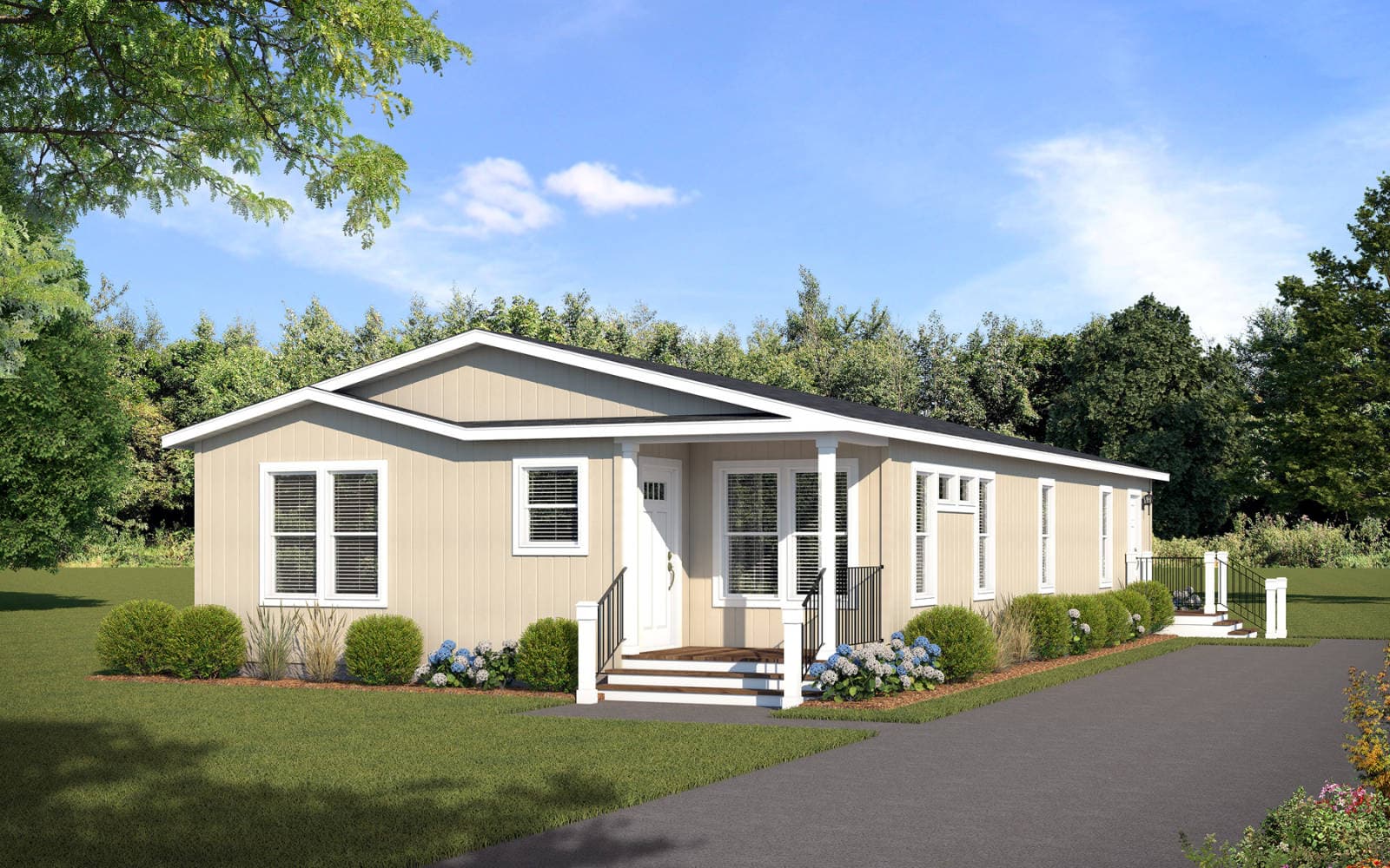 Spectra cs7301 hero, elevation, and exterior home features