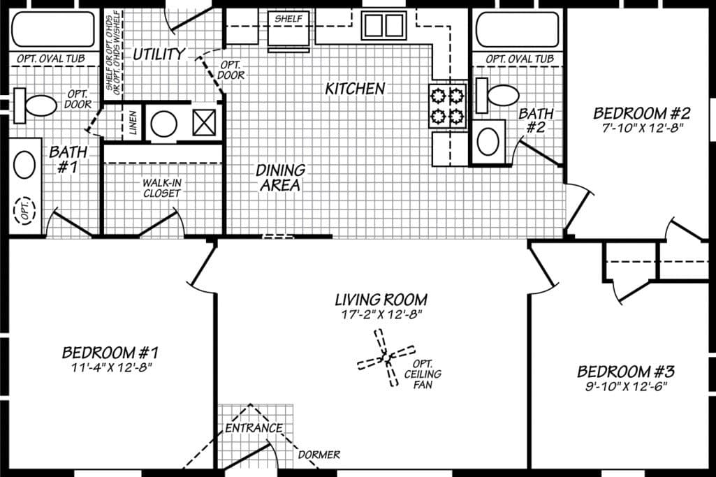 Sandpointe 28403a floor plan home features