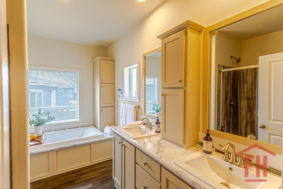 The spruce bathroom home features
